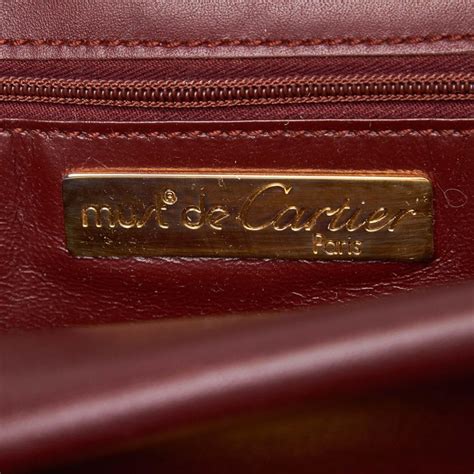 must de cartier bag vintage|vintage Cartier bags for sale.